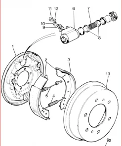 thumbnail image 2 of 10 Inch Brake Drum For Land Rover Series II, IIA, III - Atlantic British 591661 2 of 4