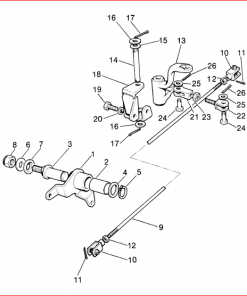 Alternative view of Relay Lever and Ball Bearing Assembly (Genuine)