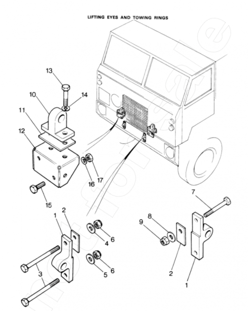 Lifting Eye Bracket and Plate Assembly RH - Image 2