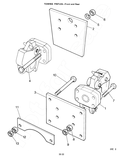 M12 Bolt (Front Nato Hitch) - Image 2