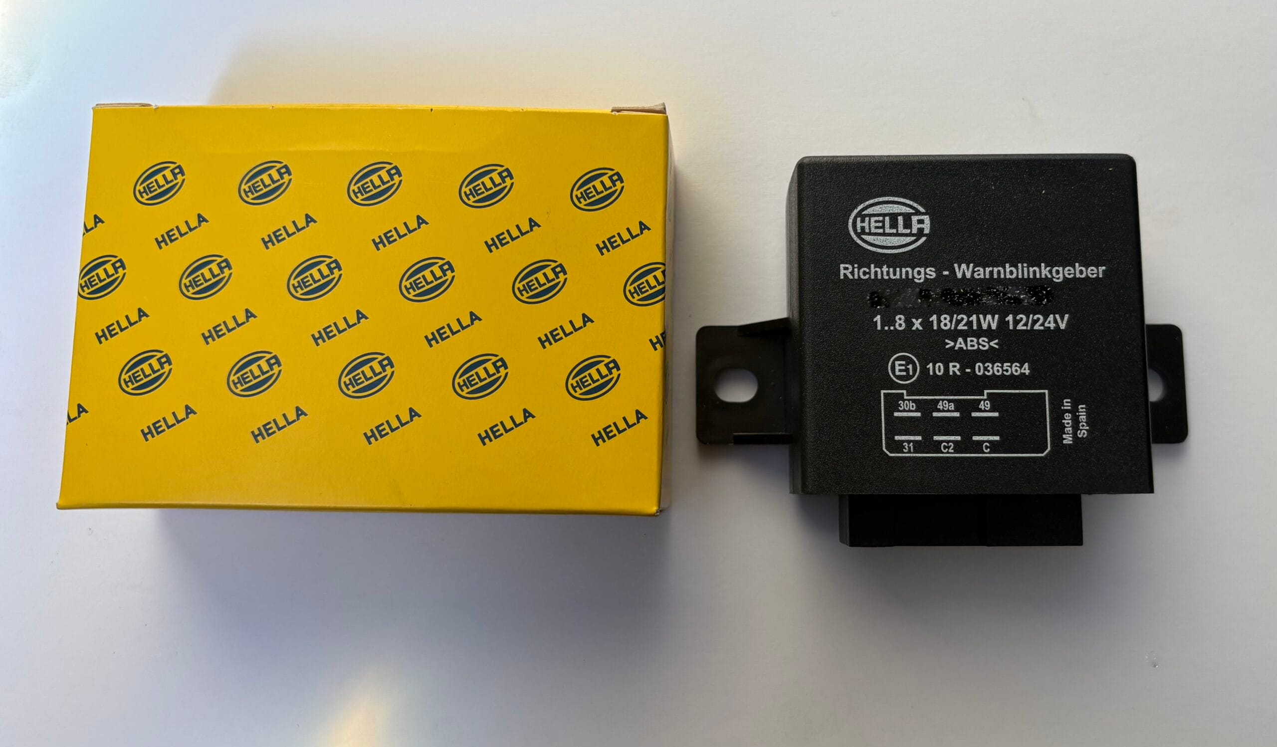 Indicator Unit and Hazard Warning 12/24v Hella